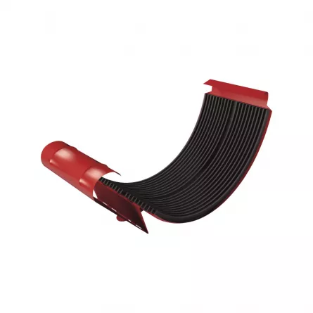 Diam. 125 mm x 90 mm - Imbinare Jgheab Metalic, Rufster, Rosu (RAL 3009), Diam. 125