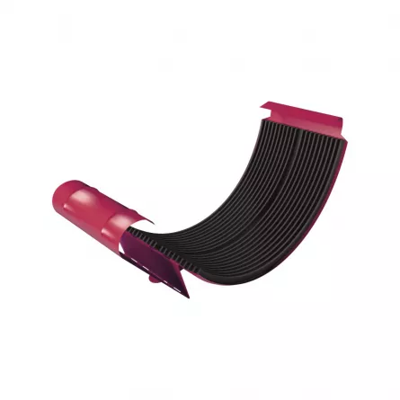 Diam. 125 mm x 90 mm - Imbinare Jgheab Metalic, Rufster, Visiniu (RAL 3005), Diam. 125