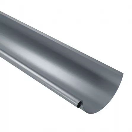 Diam. 150 mm x 100 mm - Jgheab Metalic, Rufster, Gri Grafit (RAL 7024), Diam. 150 mm, L = 4 m