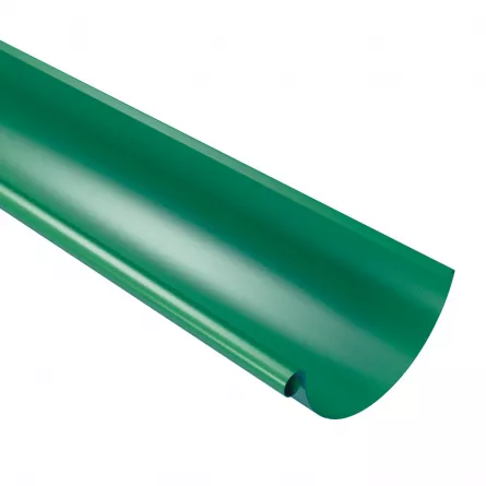 Diam. 150 mm x 100 mm - Jgheab Metalic, Rufster, Verde (RAL 6020), Diam. 150 mm, L = 2 m