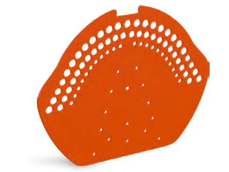 Accesorii de coama - Placuta PVC Inchidere Coama, Bramac, Rosu Caramiziu RC