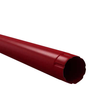 Diam. 125 mm x 90 mm - Prelungitor Burlan Metalic, Bilka, RAL 3011 (Rosu), 90 mm x 1000 mm, 0.60 mm