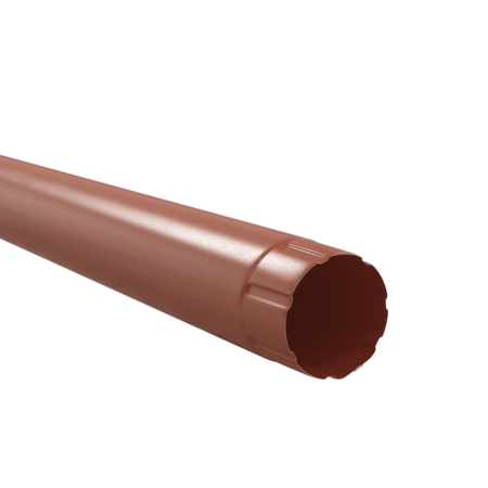 Diam. 150 mm x 100 mm - Prelungitor Burlan Metalic, Bilka, RAL 8004 (Caramiziu), 100 mm x 1000 mm, 0.60 mm