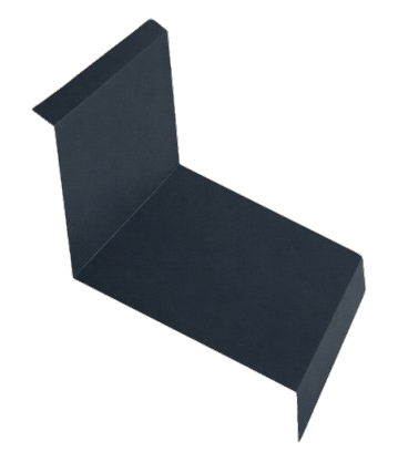 Accesorii acoperis tigla metalica - Profil Calcan Perete, Novatik, Practick, Gri Antracit (RAL 7016) MAT, 0.50 mm, 2000 mm