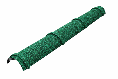  Accesorii acoperis tigla cu roca vulcanica - Profil Coama 3 Elemente, Novatik Natura, Antic Jad, 150 x 1180 mm