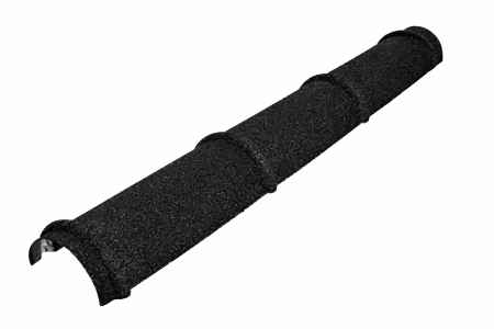  Accesorii acoperis tigla cu roca vulcanica - Profil Coama 3 Elemente, Novatik Natura, Dark Moon, 150 x 1180 mm