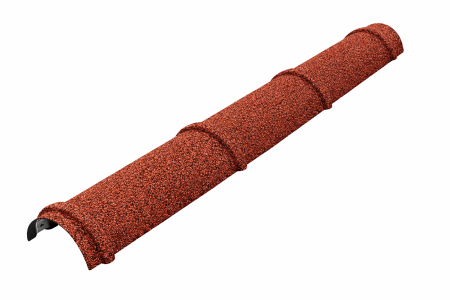  Accesorii acoperis tigla cu roca vulcanica - Profil Coama 3 Elemente, Novatik Natura, Red Clay, 150 x 1180 mm