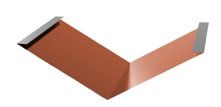Acoperisuri - Profil Dolie, Novatik, Practik, Caramiziu (RAL 8004) MAT, 0.50 mm, 2000 mm