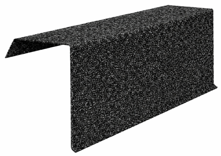  Accesorii acoperis tigla cu roca vulcanica - Profil Fronton, Novatik Natura, Dark Moon, 278 x 1390 mm