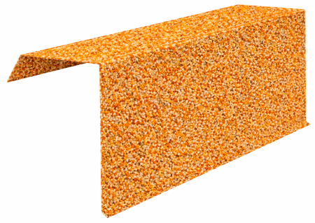  Accesorii acoperis tigla cu roca vulcanica - Profil Fronton, Novatik Natura, Sand, 278 x 1390 mm