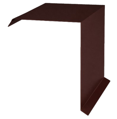 Accesorii acoperis tigla metalica - Profil Fronton, Novatik, Practick, Maro Ciocolatiu (RAL 8017) MAT, 0.50 mm, 2000 mm