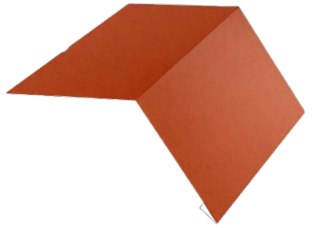 Accesorii acoperis tigla metalica - Profil Sort Streașină, Novatik, Practik, Cărămiziu MAT (RAL 8004), 0.50 mm, 2000 mm