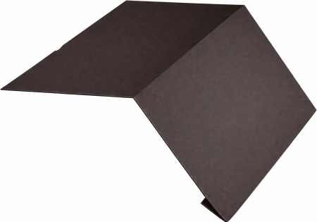 Accesorii acoperis tigla metalica - Profil Sort Streașină, Novatik, Practik, Maro Închis MAT (RAL 8019), 0.50 mm, 2000 mm