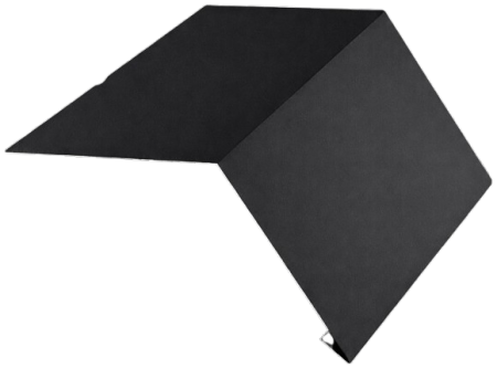 Accesorii acoperis tigla metalica - Profil Sort Streașină, Novatik, Practik, Negru MAT (RAL 9005), 0.50 mm, 2000 mm