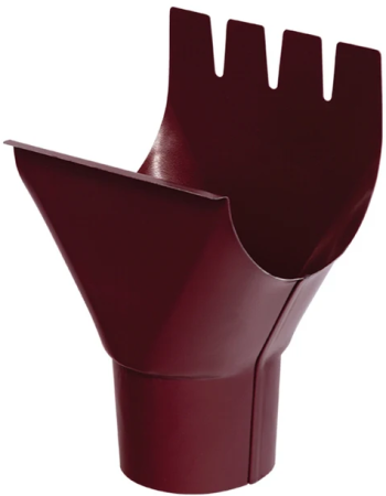 Diam. 150 mm x 100 mm - Racord Jgheab-Burlan, Bilka, RAL 3005 (Visiniu Inchis), 150/100 mm