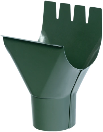 Diam. 125 mm x 90 mm - Racord Jgheab-Burlan, Bilka, RAL 6020 (Verde), 125/90 mm
