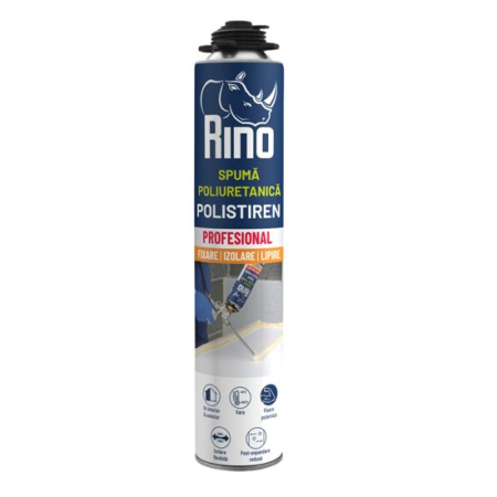 Adezivi polistiren - Spuma Lipire Polistiren Pentru Pistol, Rino, 750 ml