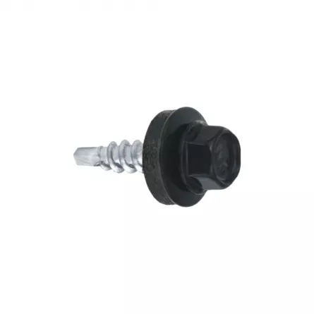 Accesorizarii acoperis - Suruburi Autoforante 4.8 x 19, Klimas, Negru (RAL 9005), 250 buc/cutie