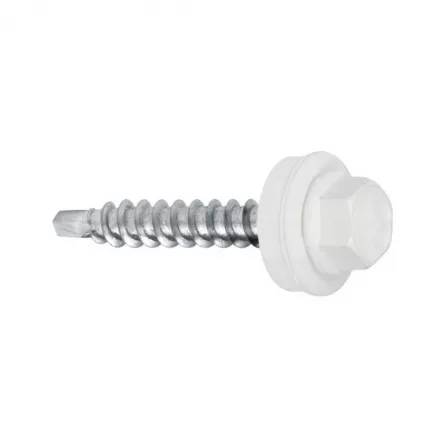 Suruburi Acoperis - Suruburi Autoforante 4.8 x 35, Klimas, Alb (RAL 9002), 250 buc/cutie