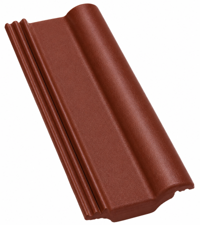 Accesorii acoperis tigla beton - Tigla Alpina Clasic 1/2 Protector, Bramac, Brun Roscat Inchis