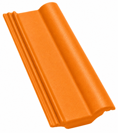 Accesorii acoperis tigla beton - Tigla Alpina Clasic 1/2 Protector Plus, Bramac, Rosu Caramiziu