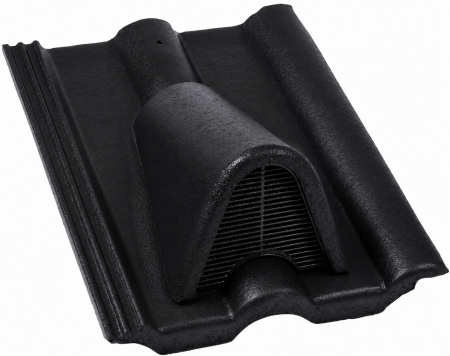 Accesorii acoperis tigla beton - Tigla Alpina Clasic Aerisire Protector, Bramac, Briliant Antracit