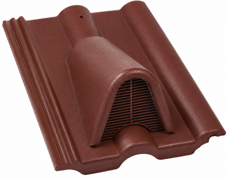 Accesorii acoperis tigla beton - Tigla Alpina Clasic Aerisire Protector, Bramac, Brun Roscat Inchis
