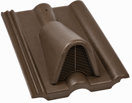 Accesorii acoperis tigla beton - Tigla Alpina Clasic Aerisire Protector, Bramac, Maro