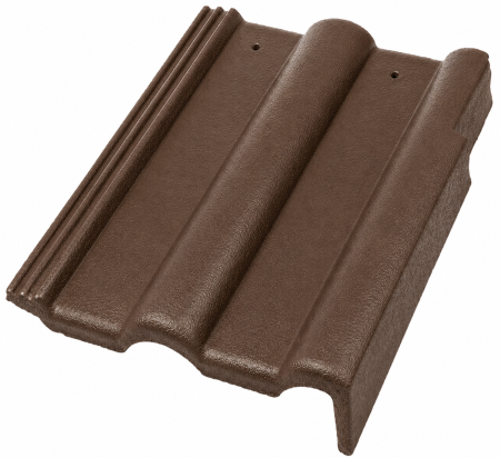 Accesorii acoperis tigla beton - Tigla Alpina Clasic Laterala Dreapta Protector, Bramac, Maro