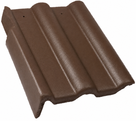 Accesorii acoperis tigla beton - Tigla Alpina Clasic Laterala Stanga Protector, Bramac, Maro