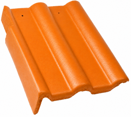 Accesorii acoperis - Tigla Alpina Clasic Laterala Stanga Protector Plus, Bramac, Rosu Caramiziu