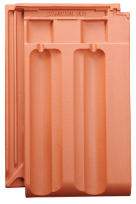 Acoperisuri tigla ceramica - Tigla Ceramica Tradition, Jakobi, Naturrot (Natural), 27.0 x 42.0 cm