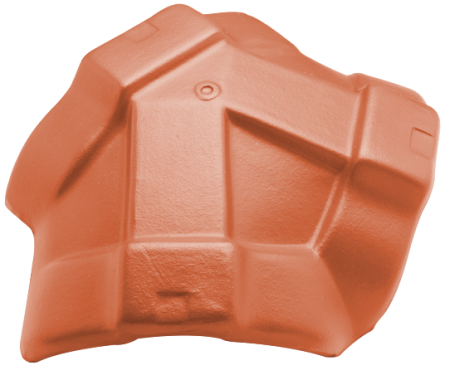 Accesorii acoperis - Tigla Coama Ramificatie 3 Axe Tradition, Jakobi, Naturrot (Rosu Natur)