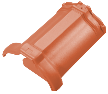 Accesorii acoperis - Tigla Inceput de Coama, Jakobi, Naturrot (Rosu Natur)