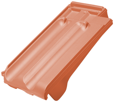 Accesorii acoperis - Tigla Laterala Dreapta Tradition, Jakobi, Naturrot (Rosu Natur), 2.8 buc/ml