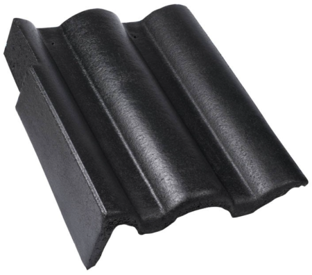 Accesorii acoperis - Tigla Laterala Stanga Romana Novo, Bramac, Antracit, 33 x 42 cm