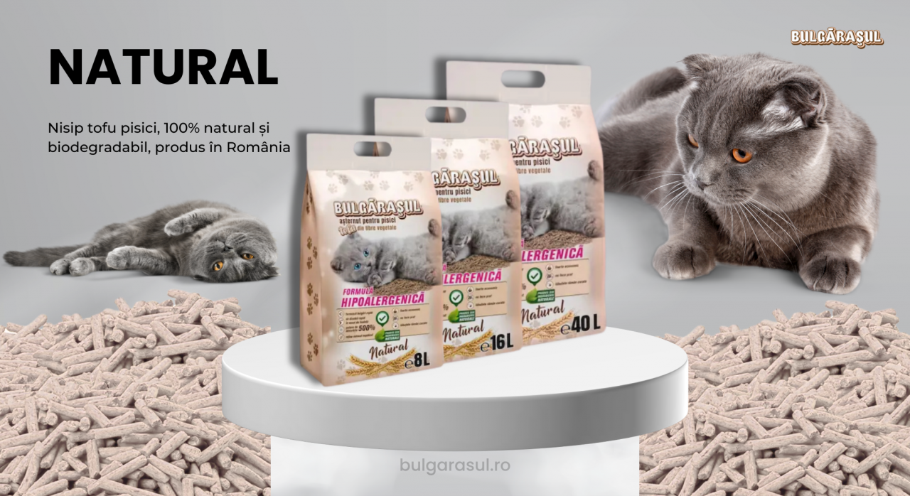 Nisip Tofu Pisici Natural – Așternut Igienic Pur [2]