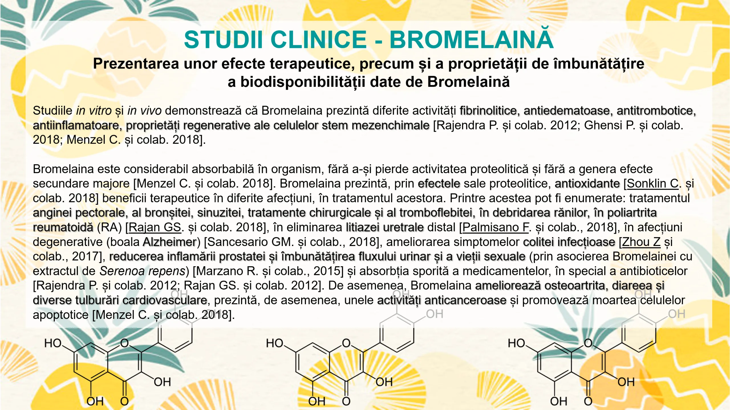 Scoica verde cu Bromelaina [11]