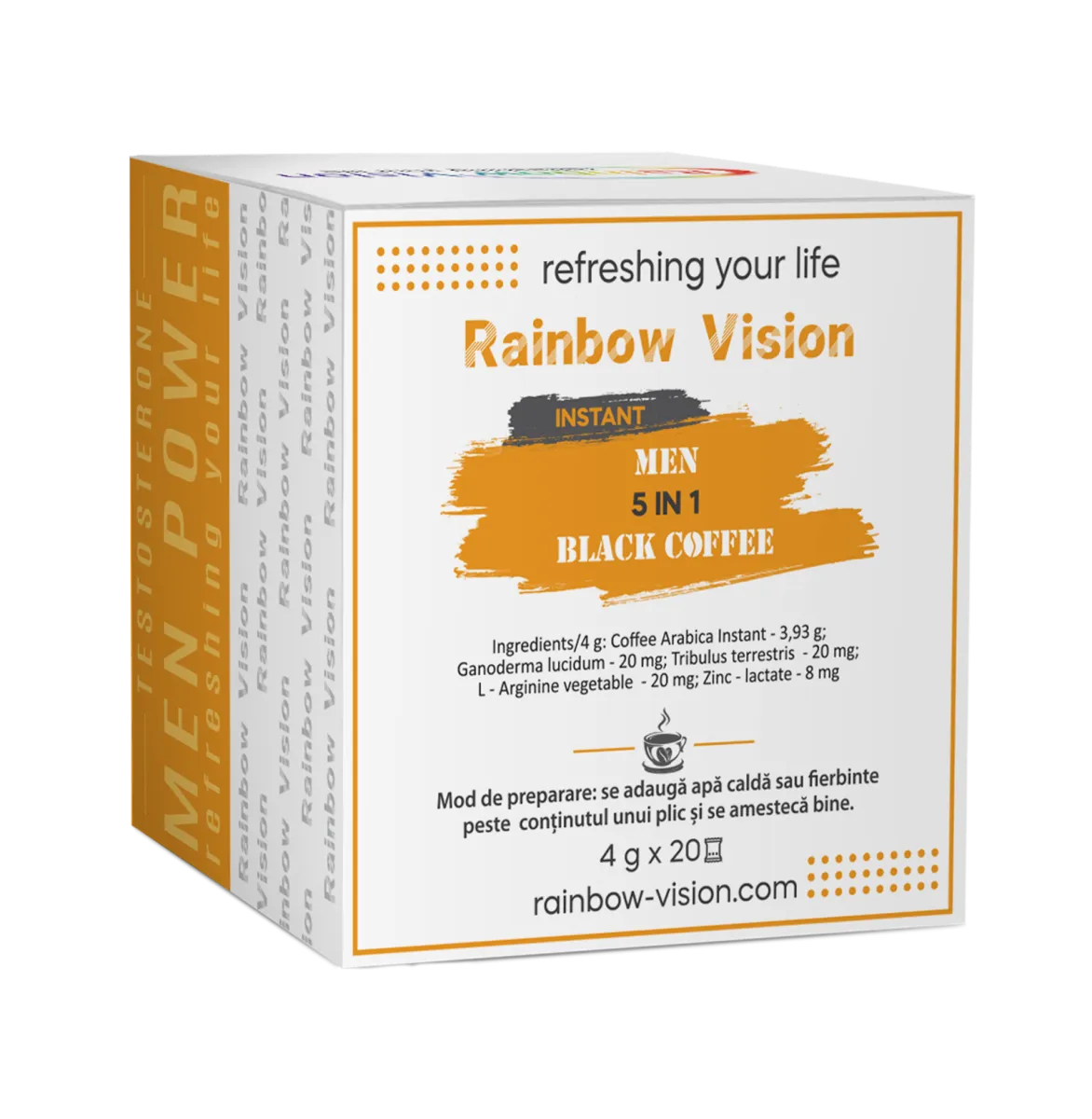 Cafele terapeutice - Black Coffee - 5in1 - Men