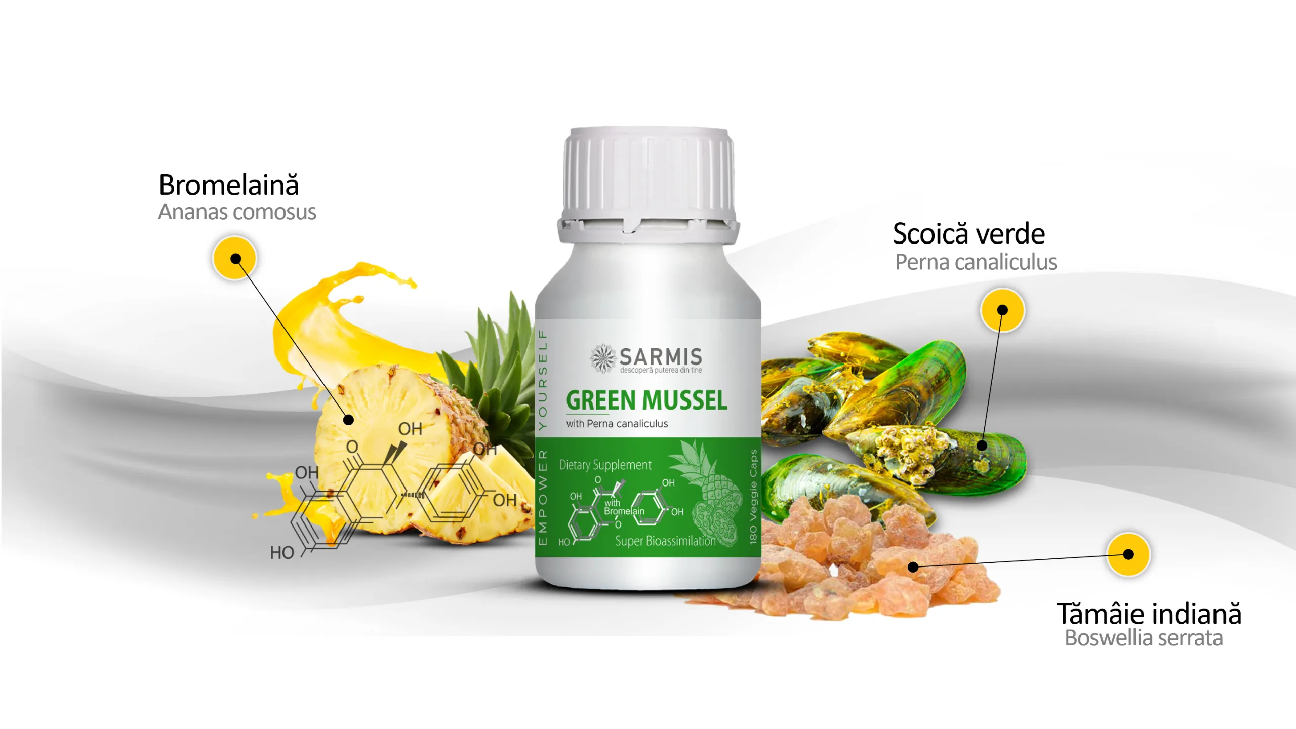 Scoica verde cu Bromelaina [1]