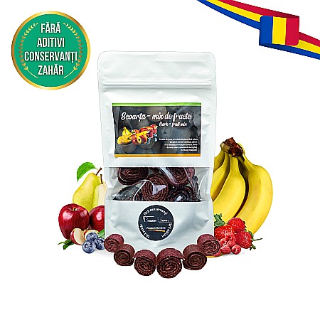 Scoarta-Mix din Fructe, Prune si Capsuni cu Menta