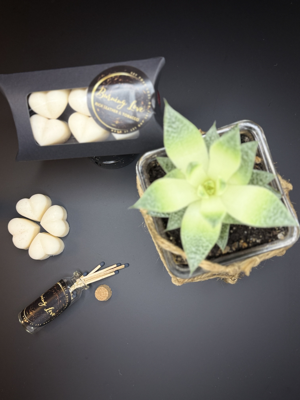 Inimioare parfumate Rich Leather&Tobacco [1]