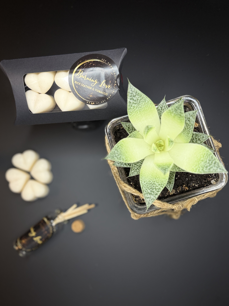 Inimioare parfumate Rich Leather&Tobacco [2]