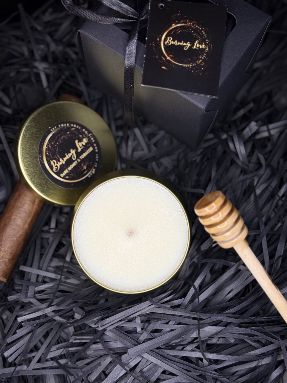 Lumânare parfumata Unique Dark Honey&Tobacco [2]