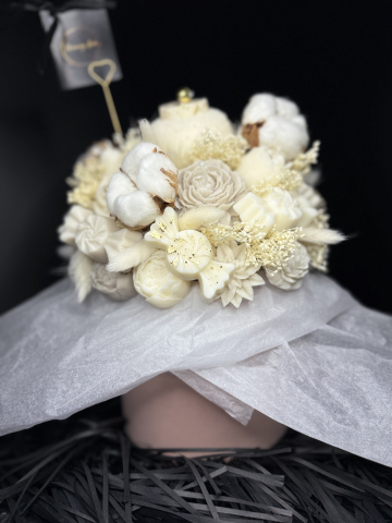 Aranjamente florale din ceară naturală - Aranjament floral din ceară naturală Frost Flair