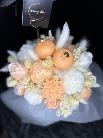 Aranjamente florale din ceară naturală - Aranjament floral din ceară naturală Winter Bloom