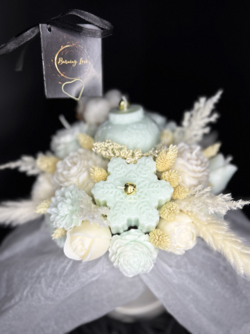 Aranjamente florale din ceară naturală - Aranjament floral din ceară naturală Emoria