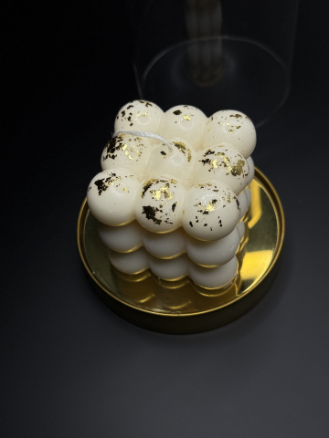 Lumânări decorative - Lumânare decorativă  Bubble Cube