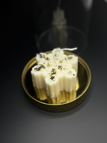 Lumânări decorative - Lumânare decorativă Snow flake