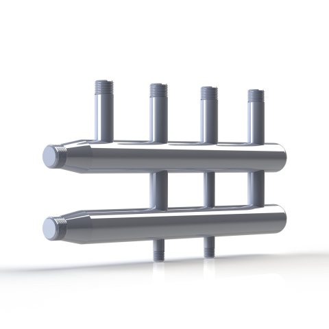 Colector distribuitor ECOTECH C2CD/140 cu 2 circuite [1]